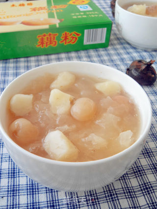 马蹄桂圆银耳羹的做法