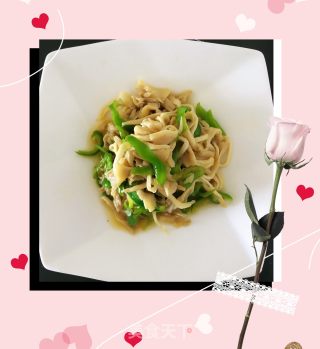 嫩椒黄菌菇的做法