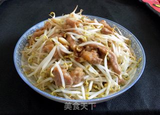 豆芽炒肉丝的做法