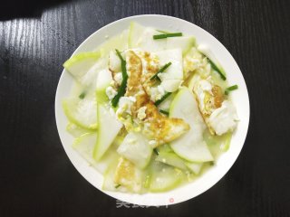 荷包蛋煨蒲瓜的做法