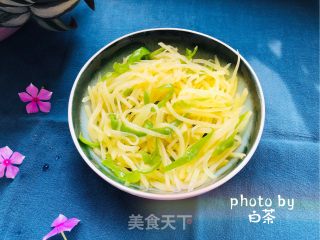 青椒土豆丝的做法