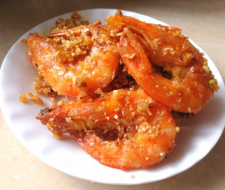 避风塘炒虾的做法