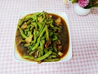 四季豆烧肉的做法