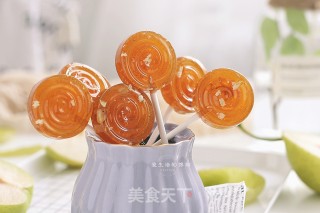 茉莉花冰糖雪梨棒棒糖的做法