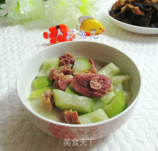 蒲瓜煮腊鸭腿的做法