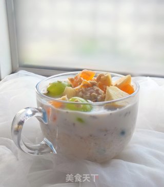 小白也能轻松搞定的营养健康早餐|减肥必备的轻食早餐～燕麦水果粥