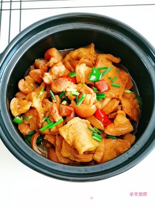 砂锅焖双肉的做法