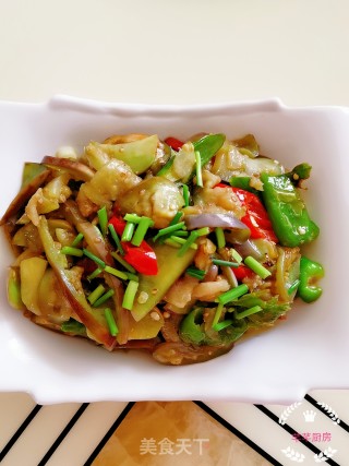 炝炒茄子的做法