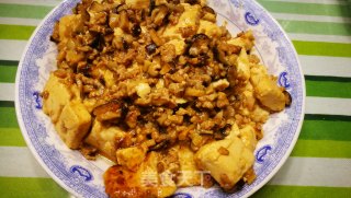 香菇肉末豆腐的做法