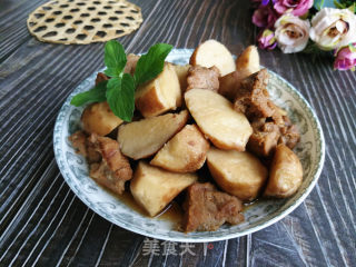 毛芋烧肉的做法