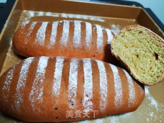火龙果面包的做法