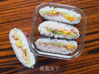 米饭三明治（吞拿鱼版）的做法