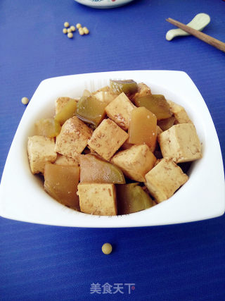 榨菜烧豆腐的做法