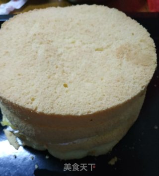 六寸戚风蛋糕的做法