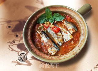 泡菜秋刀鱼锅的做法