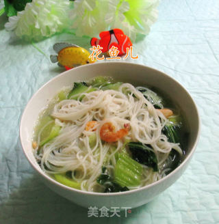 开洋青菜米面的做法