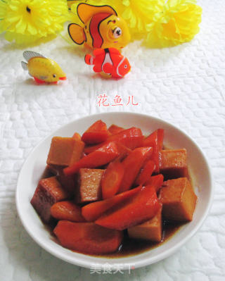 鱼豆腐烧胡萝卜的做法