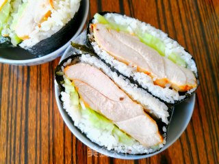 米饭三明治（鸡腿版）的做法