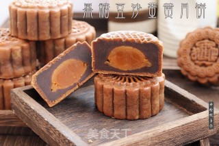黑糖豆沙蛋黄月饼