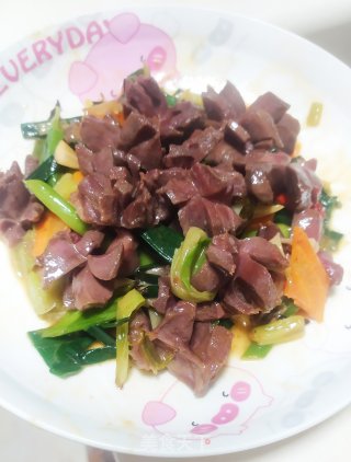 炒鸭肾的做法