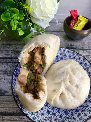 豆角粉丝肉包的做法