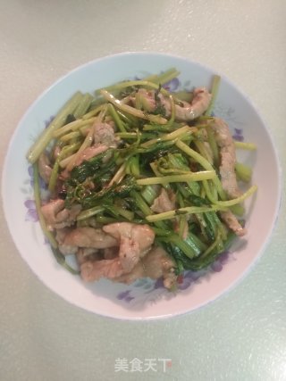 芹菜炒肉丝的做法