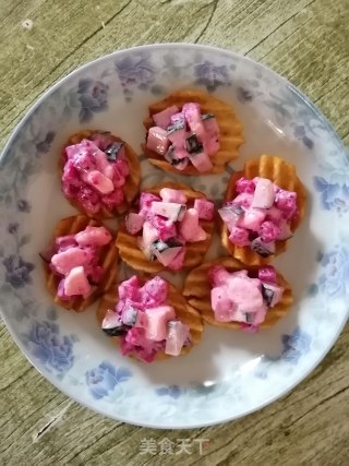 薯片水果沙拉的做法