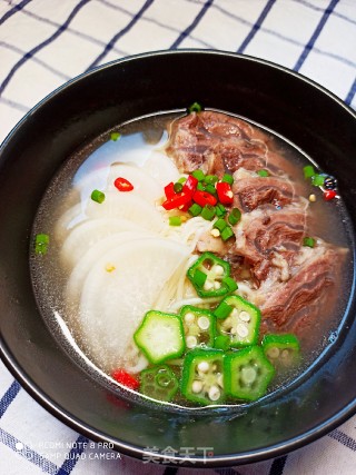 清汤牛肉面的做法