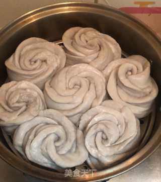 蓝色玫瑰????馒头的做法
