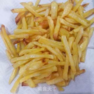 豆妈带你做空气炸锅版薯条的做法
