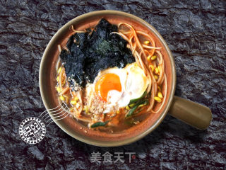 黄豆芽汤饭的做法