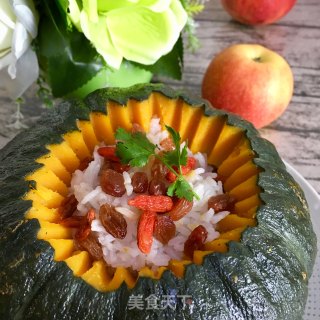 “米饭”甜南瓜米饭盅的做法
