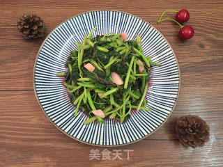 蒜蓉炒苋菜的做法