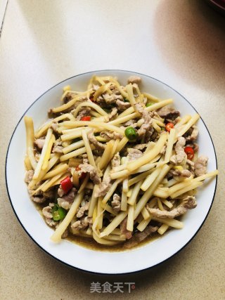 瘦肉炒脆笋的做法