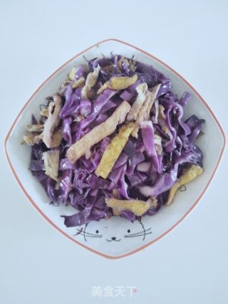 豆干紫甘蓝的做法