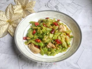 苦瓜炒肉的做法