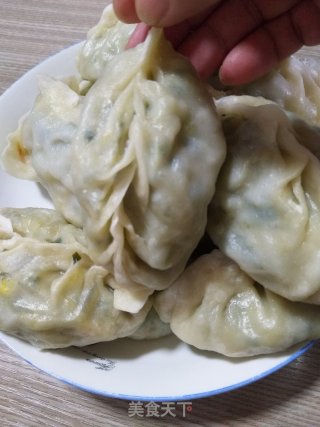 韭菜虾仁鸡蛋蒸饺的做法