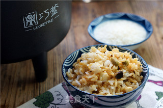 双蔬腊牛肉焖饭的做法