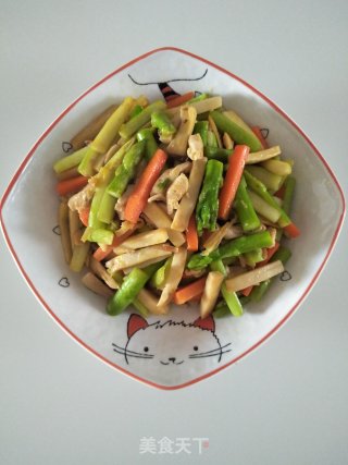 笋菇小炒的做法
