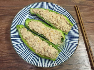 青椒酿肉的做法