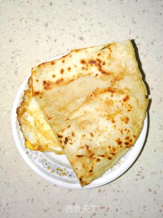 大饼夹鸡蛋的做法