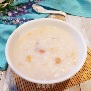 柴鱼花生粥的做法