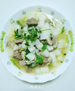 羊肉炖白萝卜的做法