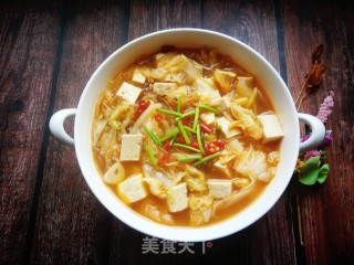 白菜豆腐炖粉条的做法