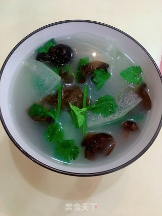 冬瓜木耳汤的做法