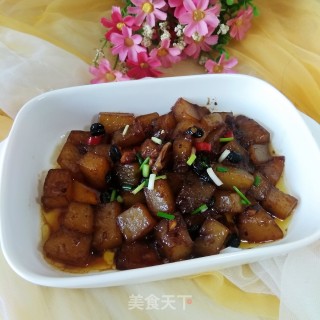 豆瓣酱炒凉粉的做法