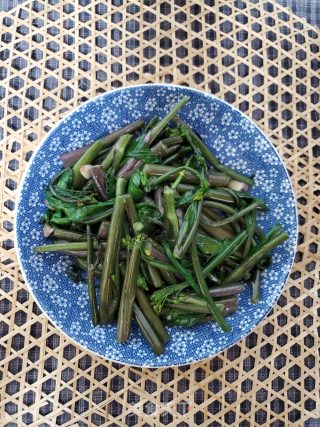 清炒紫菜台的做法
