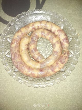 自制川味香肠的做法