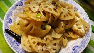 小炒脆藕片的做法