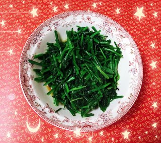 炒野芹的做法